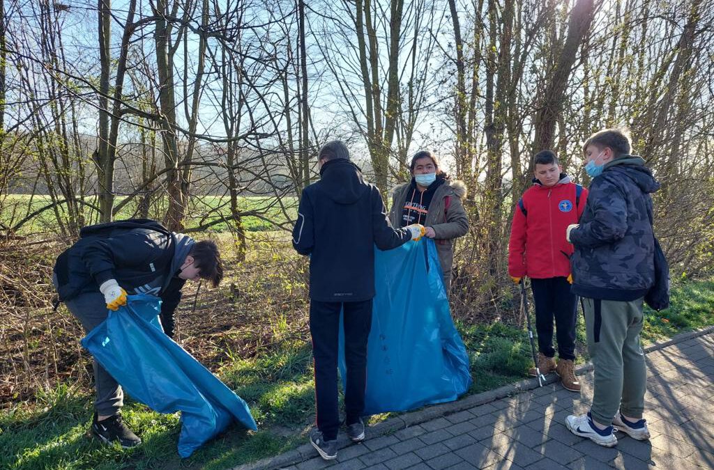 „Sauberes Kerpen“ mit der Klasse 7b