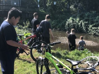 Fahrrad AG auf Tour