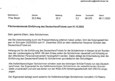 2023.11.13 Stadt Kerpen zu DeutschlandTicket Brief_Seite_1 (Mittel)